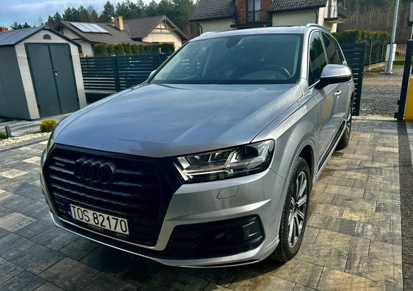 Audi Q7 cena 157000 przebieg: 94900, rok produkcji 2018 z Warszawa małe 211